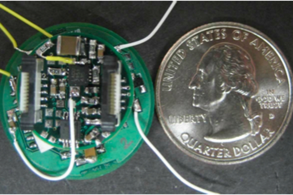 Prototypes of the Non-Contact Electrodes used for EEG measurements